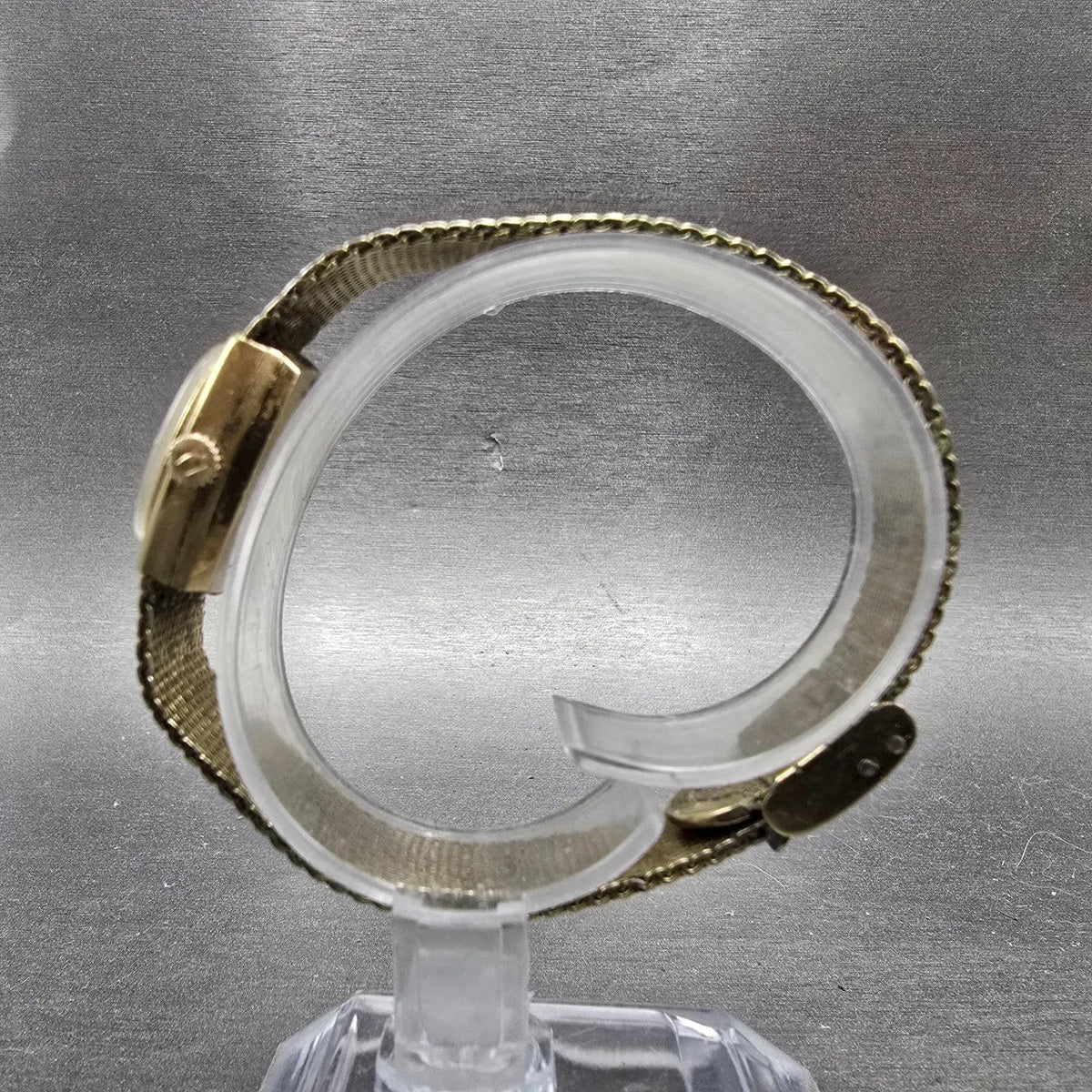 Bulova Accutron Watch Women 19mm Silver Dial 10K Gold Filled Oval READ! New Batt6