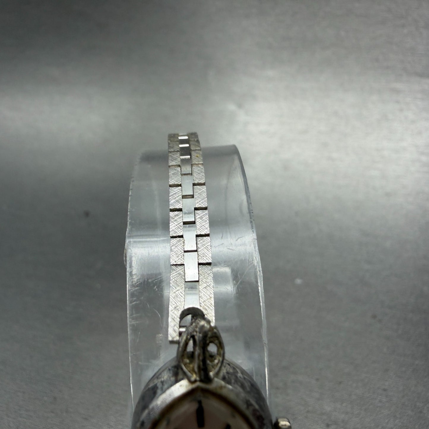 Seiko Watch Women 15mm Silver Dial Silver Tone Oval Manual 11-7430 Runs Vintage4