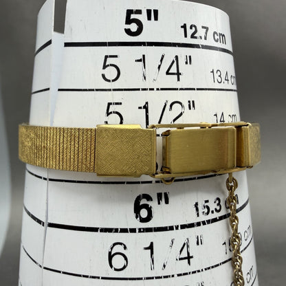 Citizen CQ Watch Women 14mm Black Dial Gold Tone Oval 2250-224884 New Battery10