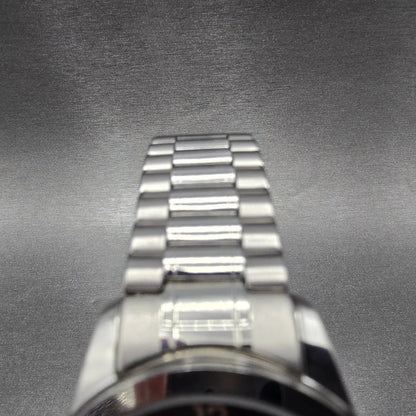 Timex South Street Sport Watch Men 36mm Black Dial Steel Daydate T2M932 New Bat84