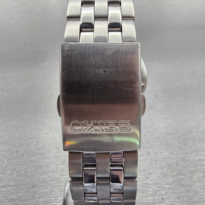 Seiko Watch Men 41mm Silver Dial Silver Tone Date Round 6N42-00G0 New Battery7