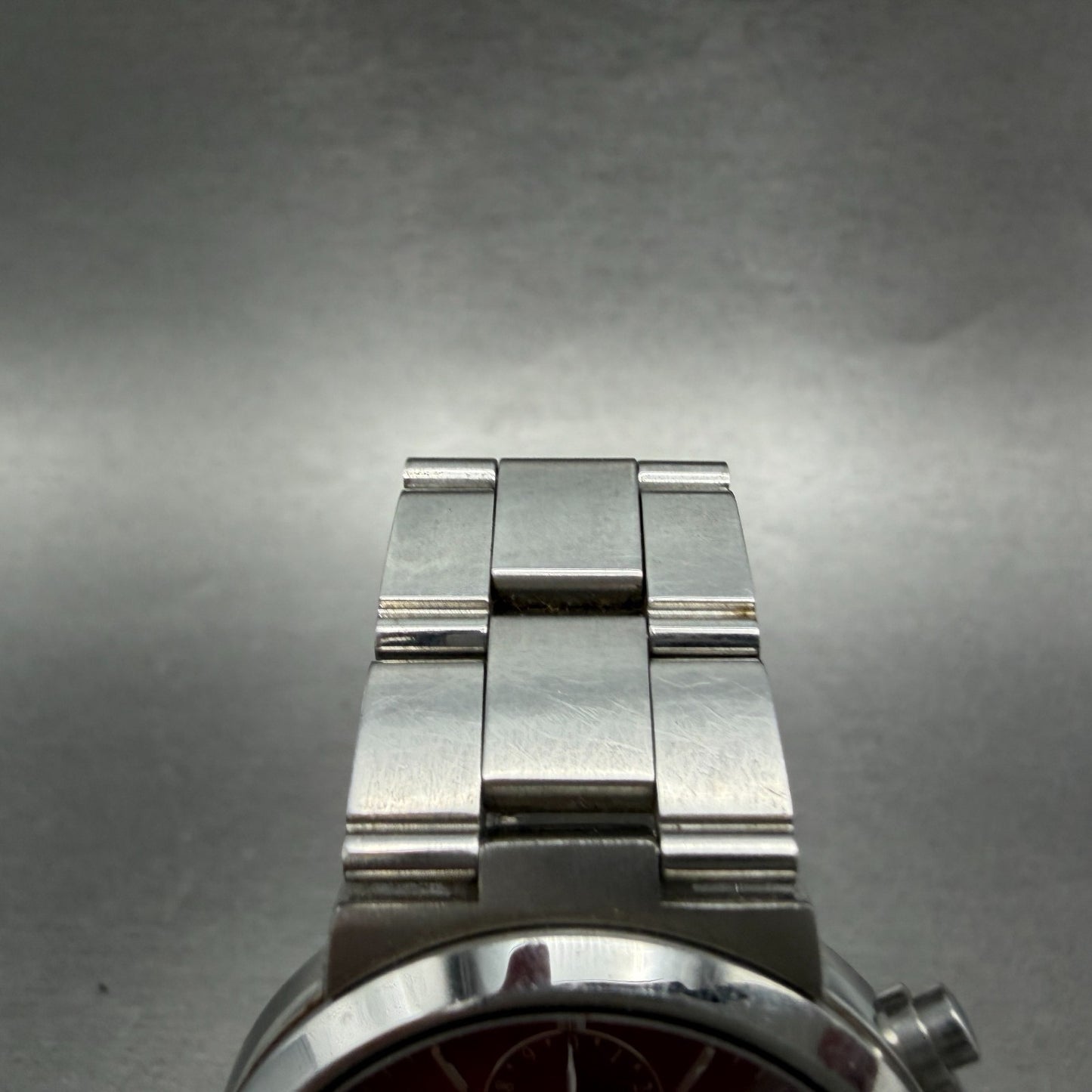 Seiko Lukia Chronograph Watch Women 35mm Red Dial Silver Dial Date New Battery4