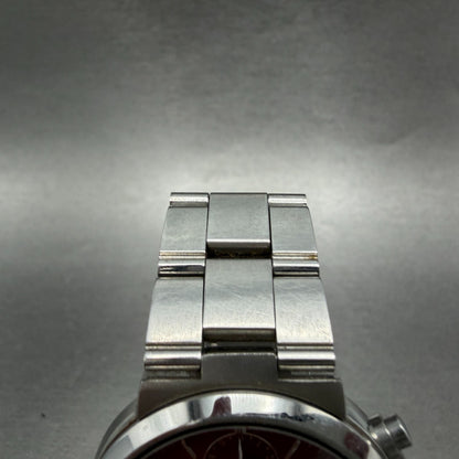 Seiko Lukia Chronograph Watch Women 35mm Red Dial Silver Dial Date New Battery4