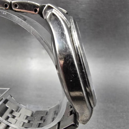 Citizen Eco-Drive Attesa Watch Men 39mm White Dial Titanium Atomic Date PARTS JP4