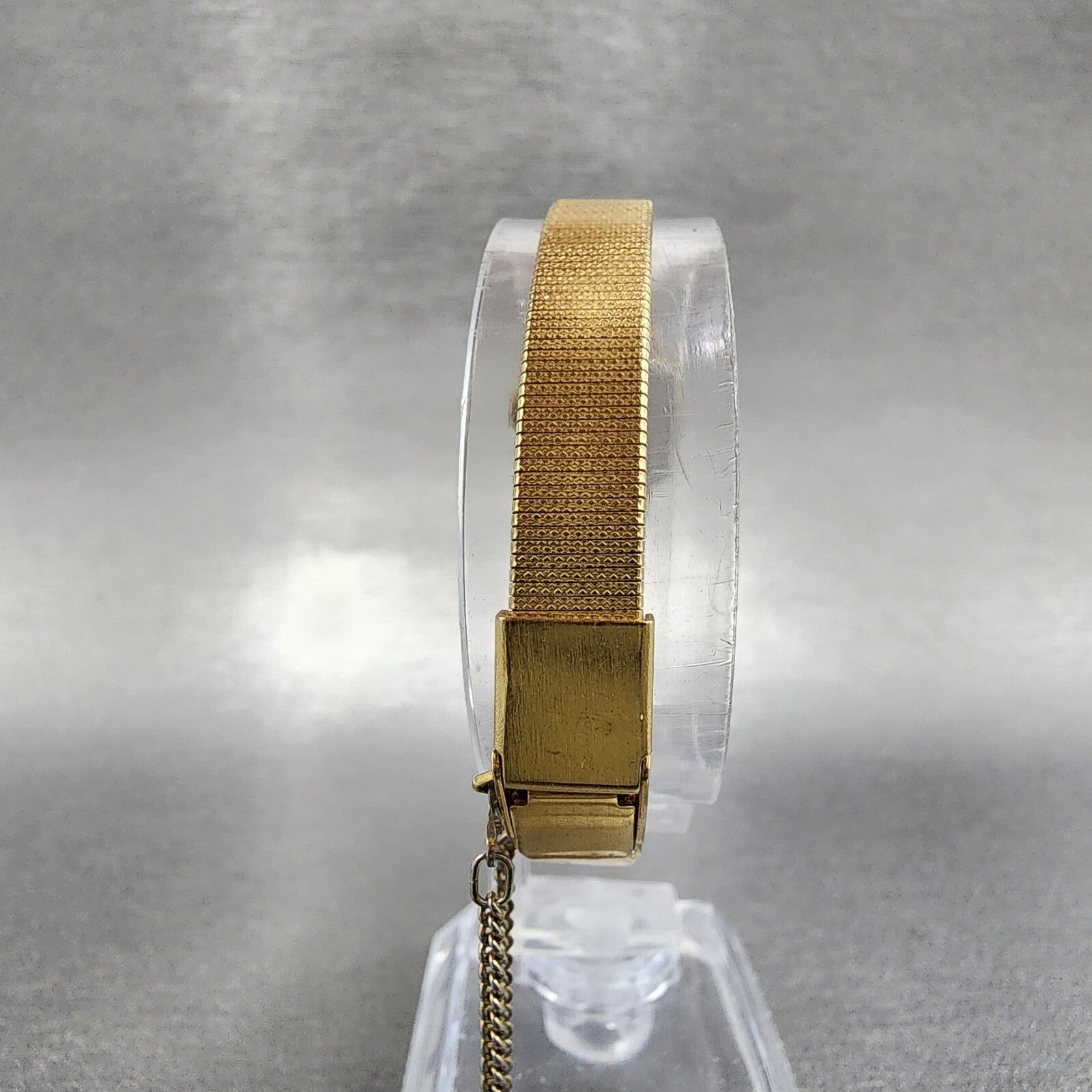 VTG Seiko Watch Women 17mm Silver Dial Gold Tone Octagon 2B205019 New Battery7