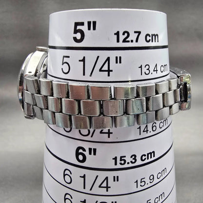 Seiko Watch Women 25mm Silver Dial Silver Tone Daydate Round 2626-0090 New Batt9