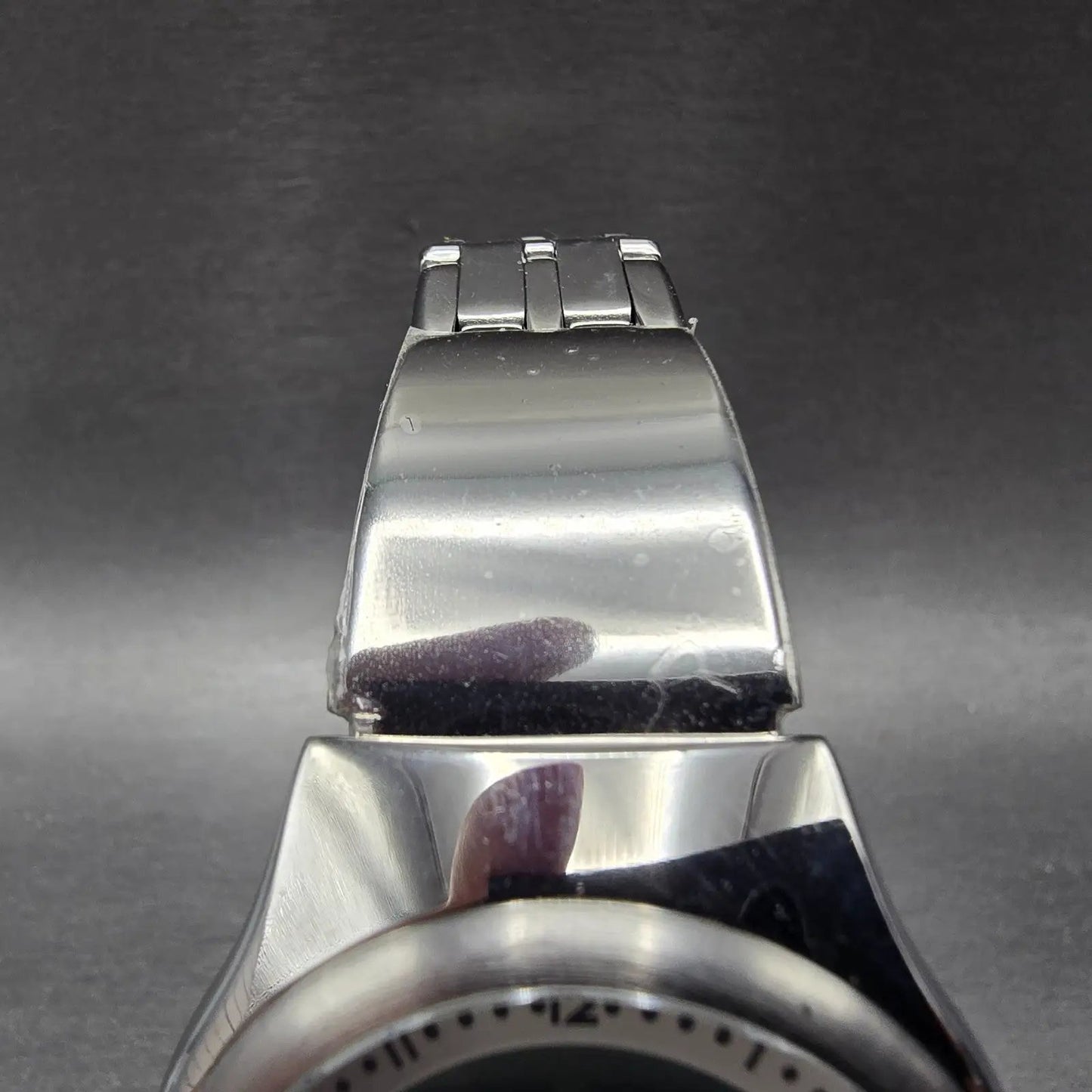 Fossil Big Tic Watch Men 38mm Black Dial Silver Tone Round JR-7843 New Battery4