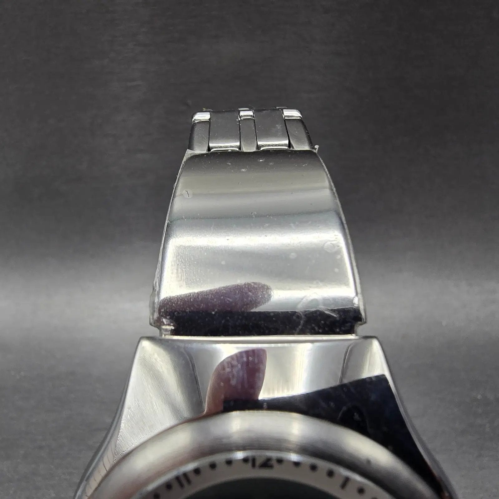 Fossil Big Tic Watch Men 38mm Black Dial Silver Tone Round JR-7843 New Battery4