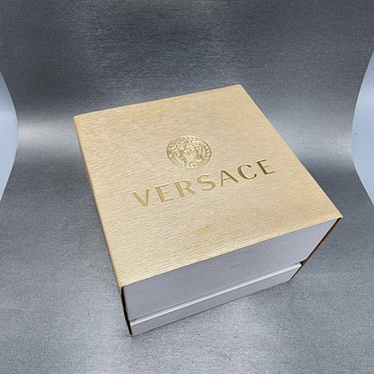 Versace Meduase Chronograph Watch Women 40mm White Dial Steel Date VE3CA052314