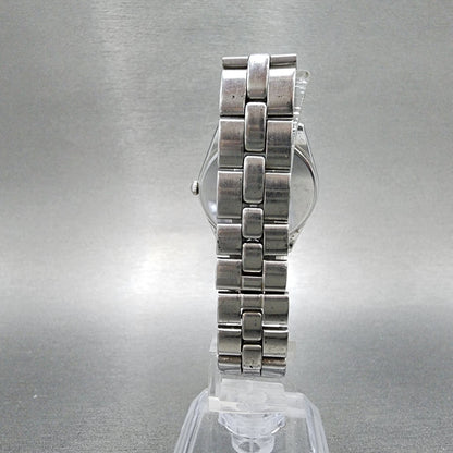 Seiko Lukia Watch Women 31mm Black Dial Silver Tone Daydate 5y890a10 NewBattery7