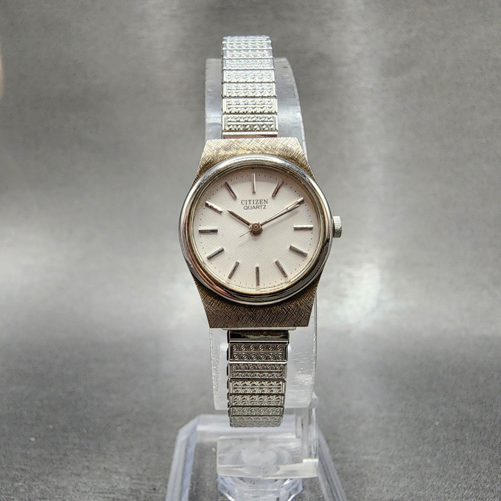 Citizen Watch Women 20mm Silver Dial Silver Tone 2951293851 New Battery5