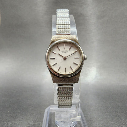Citizen Watch Women 20mm Silver Dial Silver Tone 2951293851 New Battery5