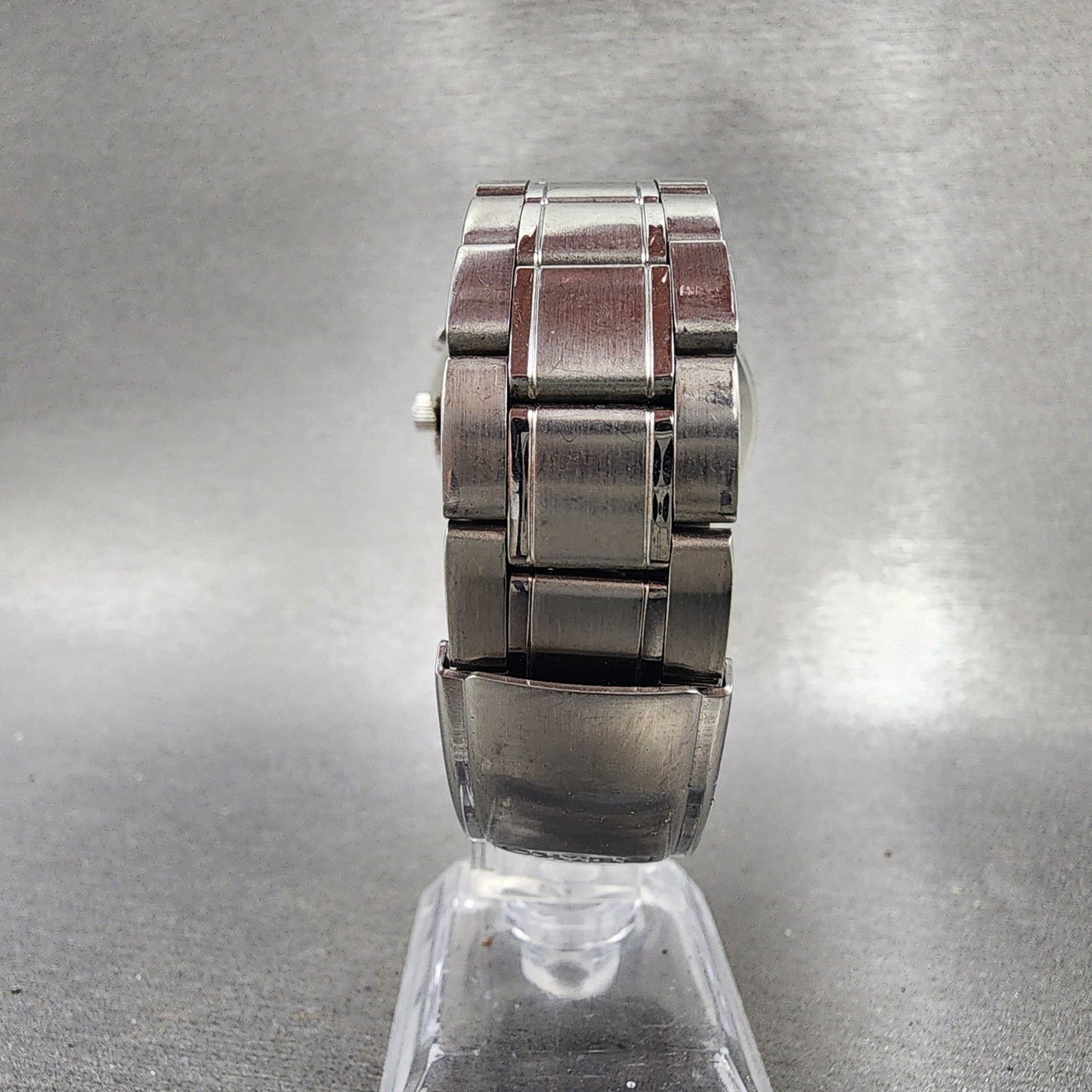 Seiko Chronograph Watch Men 39mm White Dial Silver Tone Date 7t920cc0 New Batt7
