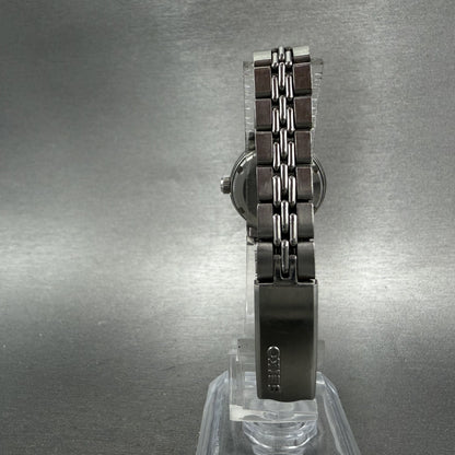 Seiko Automatic Watch Women 24mm Silver Dial Silver Tone Date 22050599 Runs7