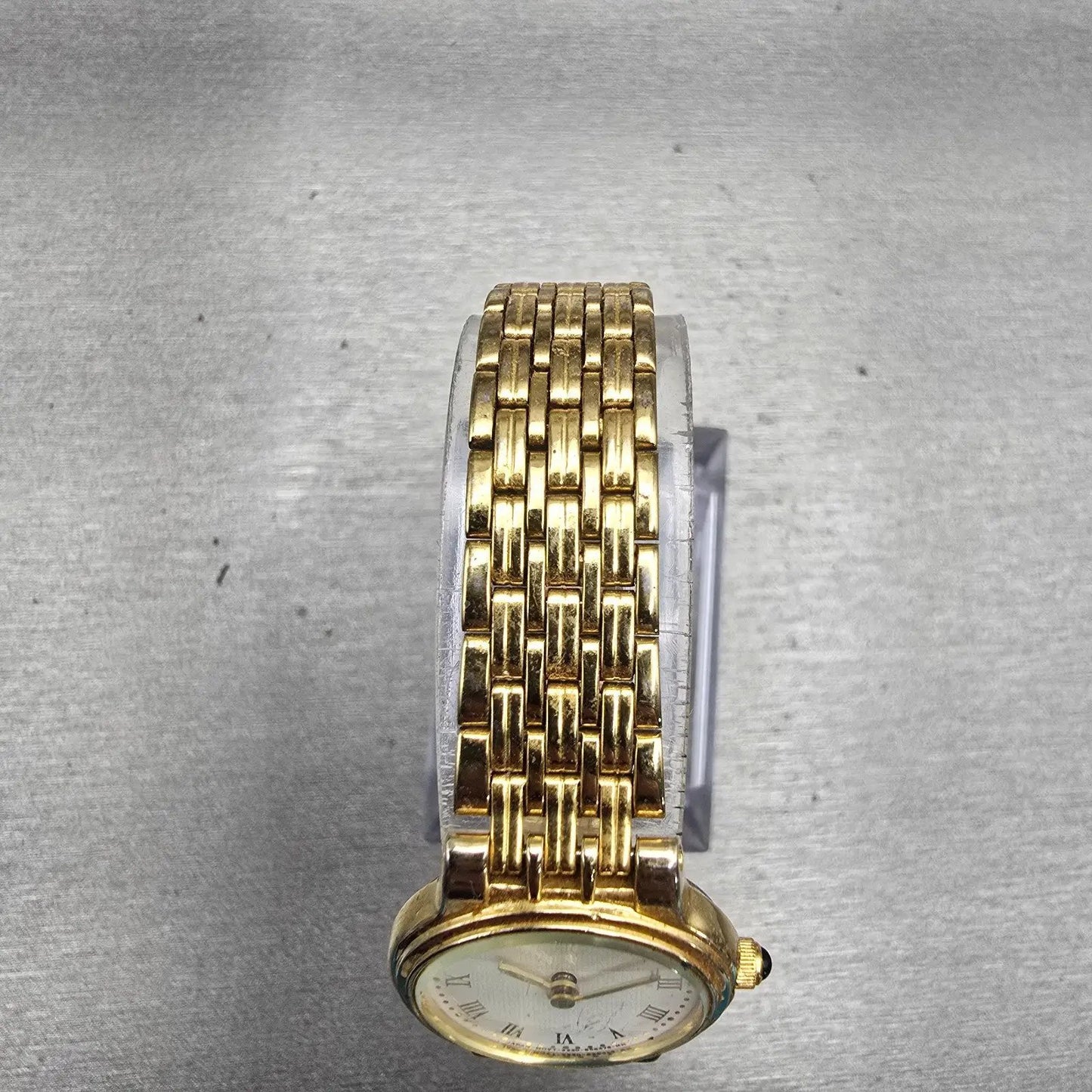 Citizen Watch Women 21mm White Dial Gold Tone Round 3220-S19538 New Battery VTG4