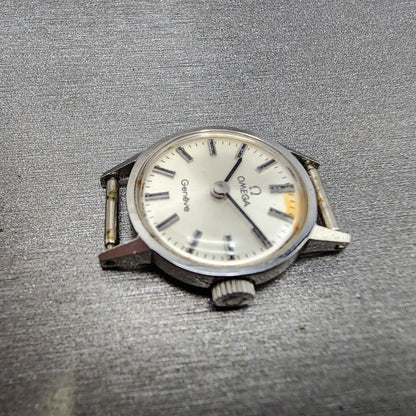 Omega Geneve Watch Women 20mm Silver Dial Steel Round Manual 511.0451 PARTS6