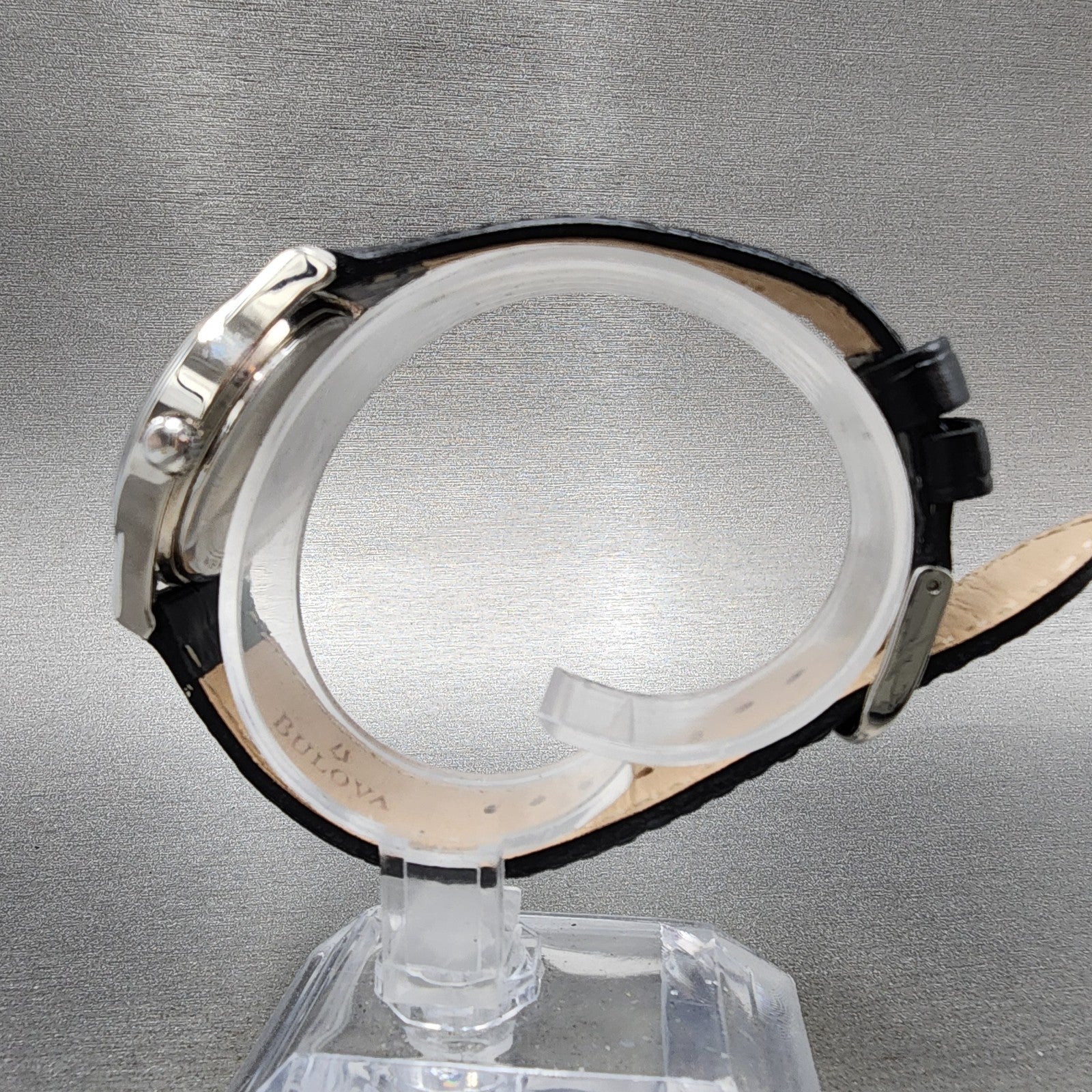 Bulova Watch Women 30mm Silver Dial Silver Tone Round 96T58 New Battery6