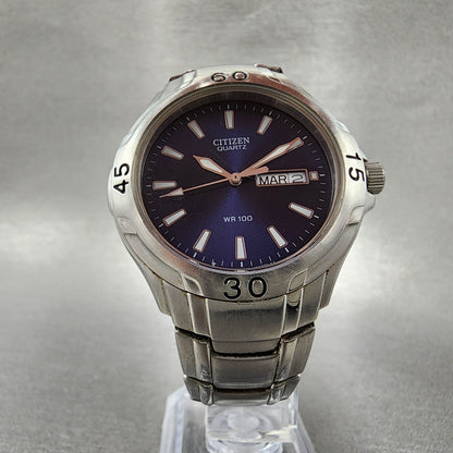 Citizen Dive Watch Men 38mm Blue Dial Steel Daydate Round 2500-S008557 PARTS