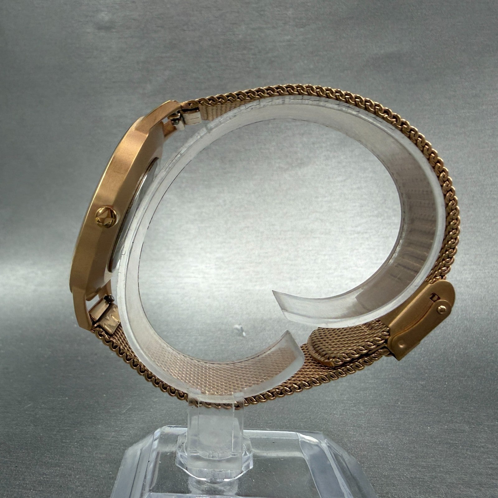 MVMT Boulevard Watch Women 38mm MOP Dial Rose Gold Tone Mesh Band New Battery A6