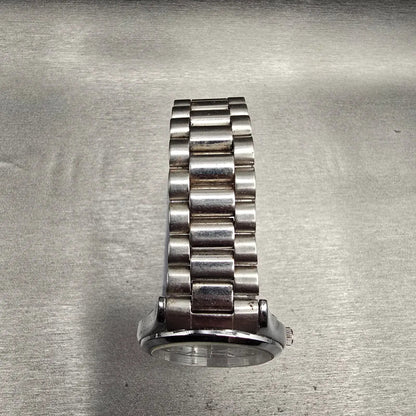 Seiko Alba Watch Men 34mm Gray Dial Silver Tone Date Round V732-0L80 New Battery4
