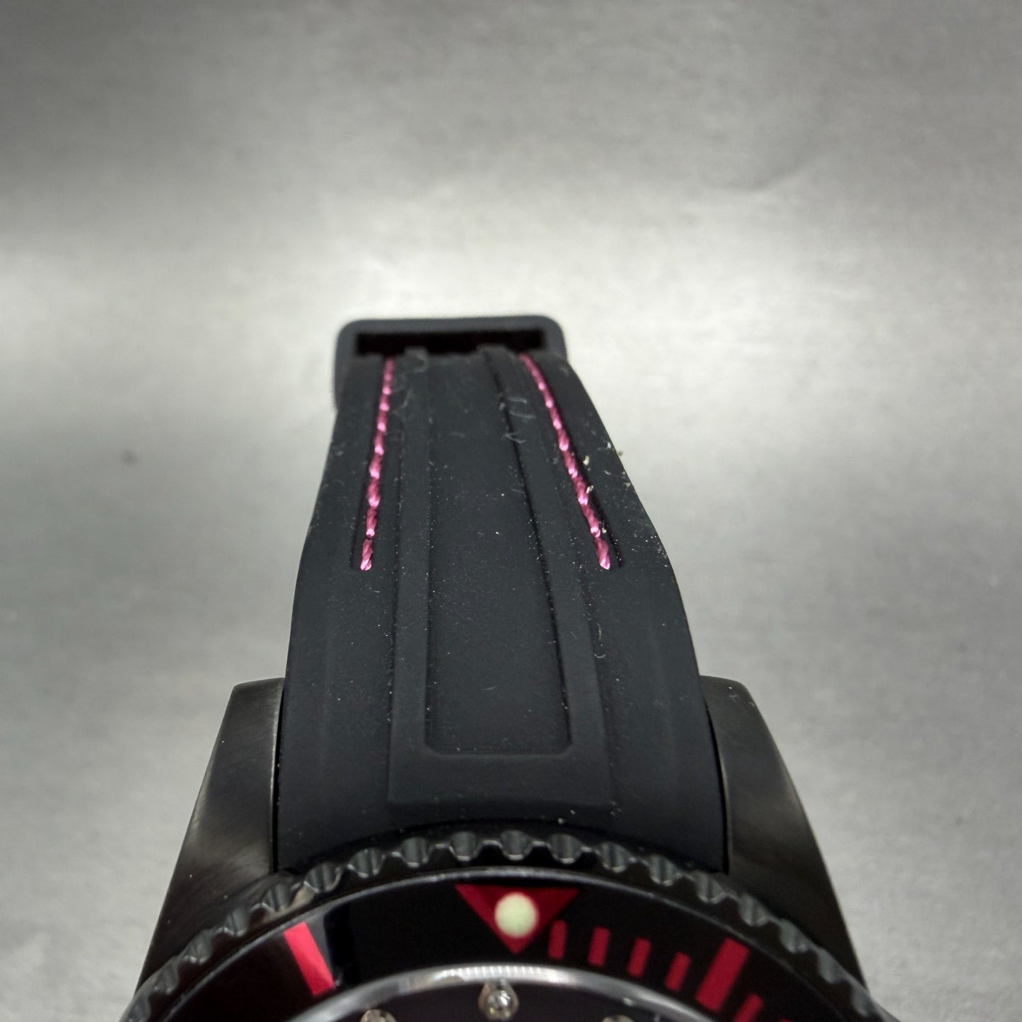 Invicta Midnight Angel Dive Watch Women 40mm MOP Dial Black Tone Date 23684 Runs4