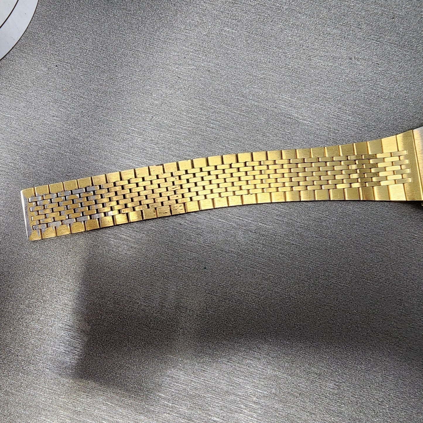 Seiko Watch Men 33mm Cream Dial Gold Tone Daydate Round 5Y238119 PARTS7