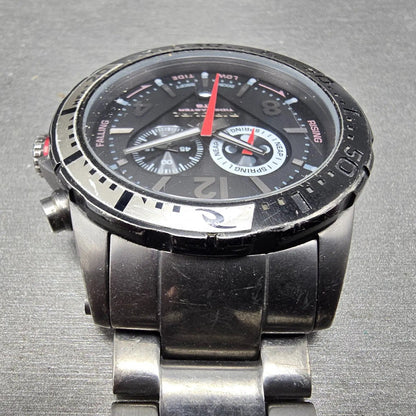 Ripcurl Tidemaster Watch Men 42mm Black Dial Titanium Date READ!!! New Battery4