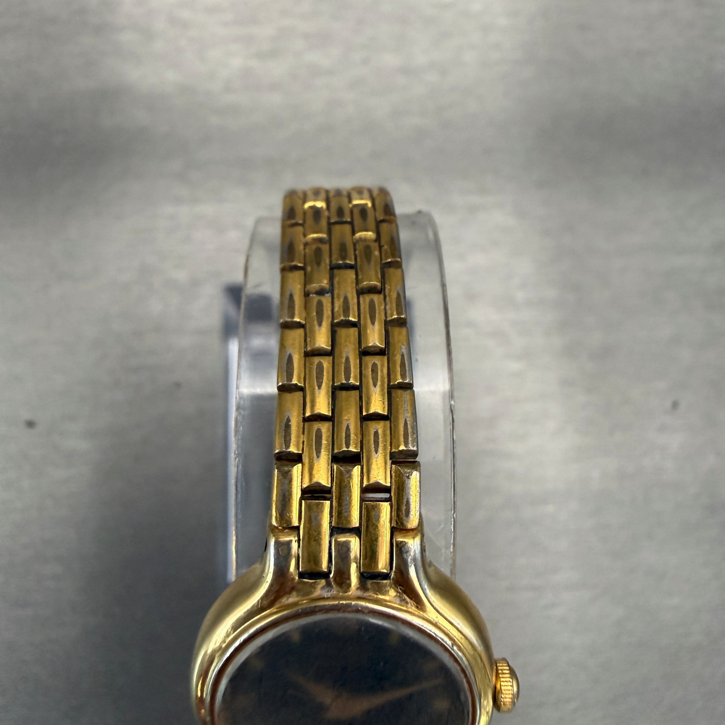 Seiko Watch Women 19mm Black Dial Gold Tone Round 1N00-0B29 New Battery4
