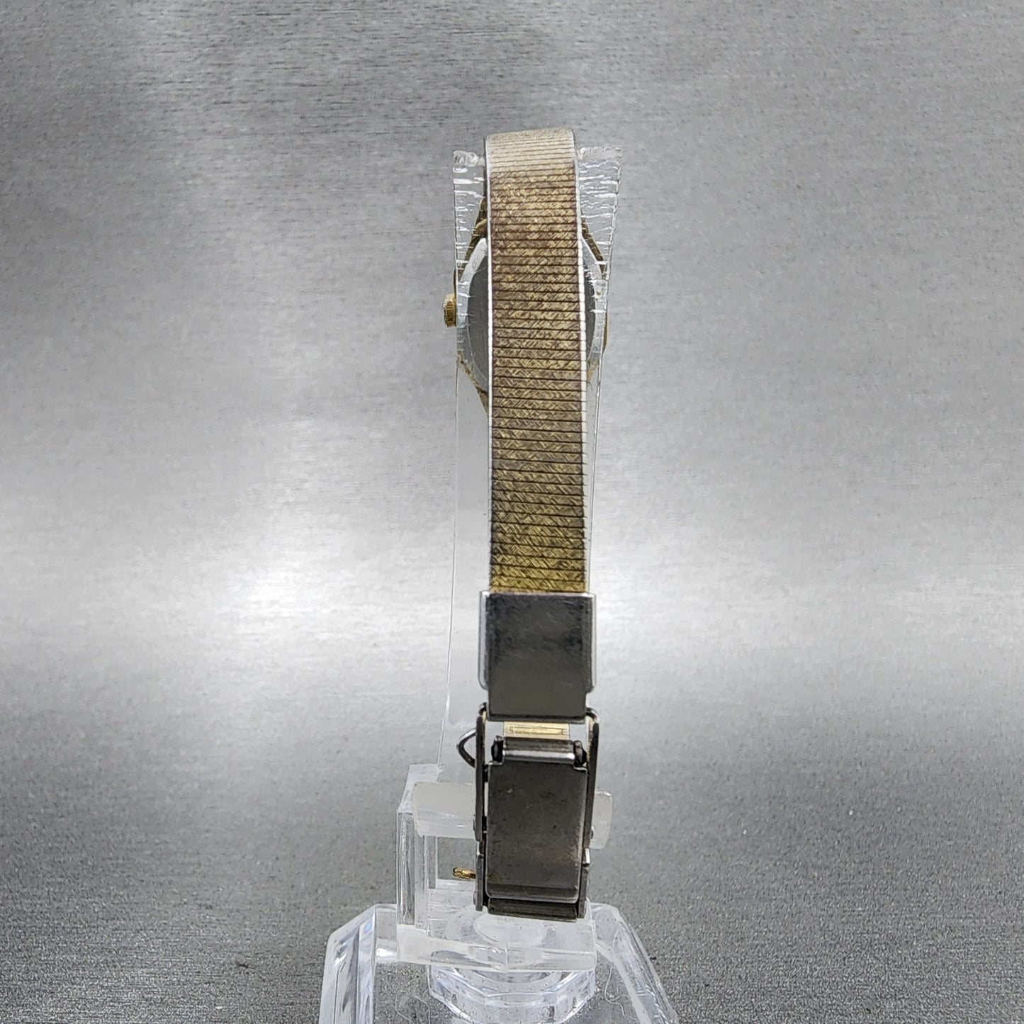 Citizen Seven Watch Women 16mm Gold Dial Gold Tone Octagon New Battery VTG7