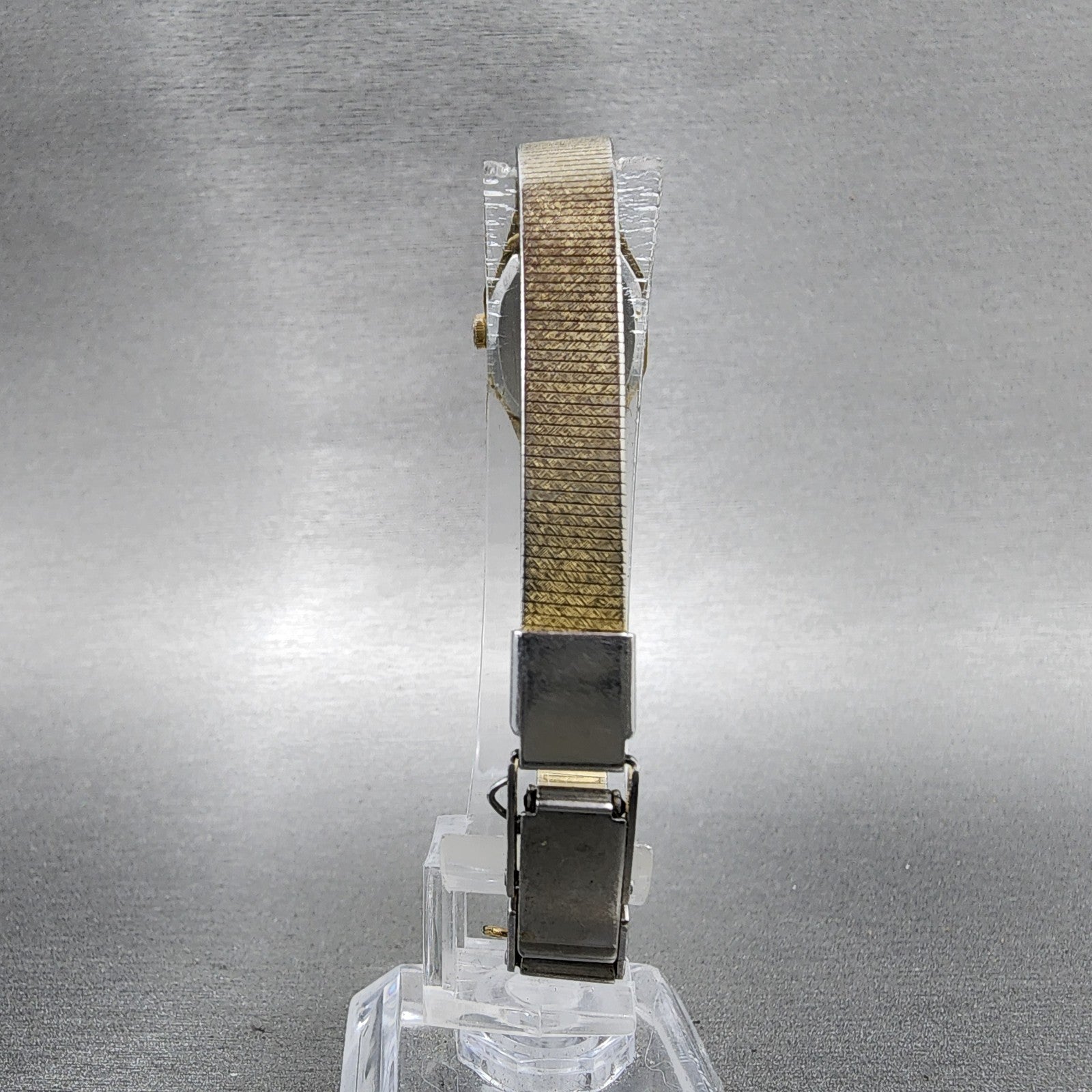 Citizen Seven Watch Women 16mm Gold Dial Gold Tone Octagon New Battery VTG7
