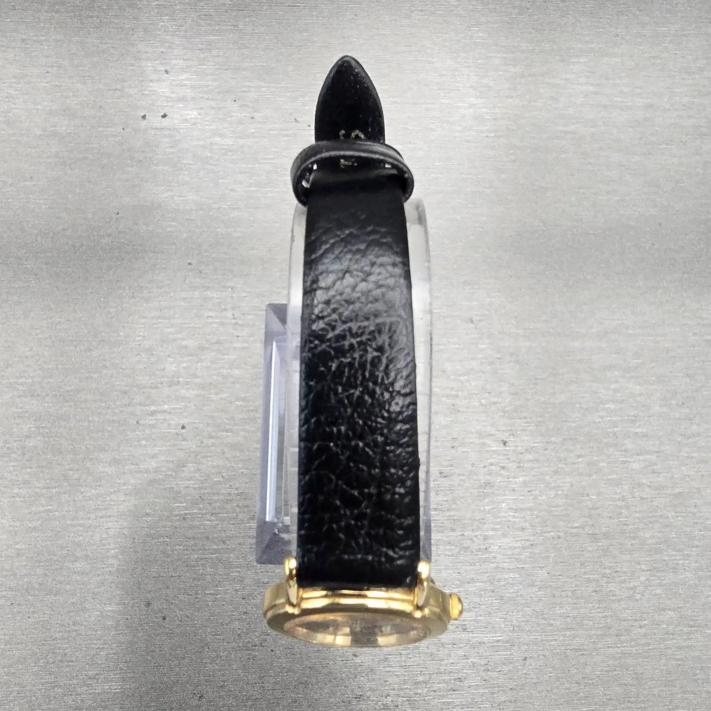 Seiko Watch Women 22mm Black Dial Gold Tone Round 1N01-0A19 New Battery Vintage4