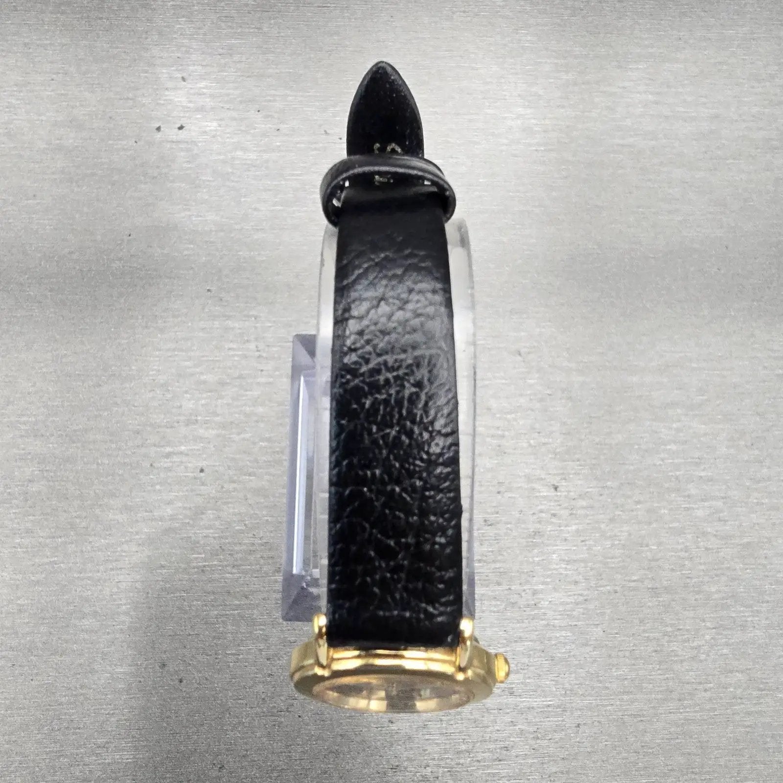 Seiko Watch Women 22mm Black Dial Gold Tone Round 1N01-0A19 New Battery Vintage4