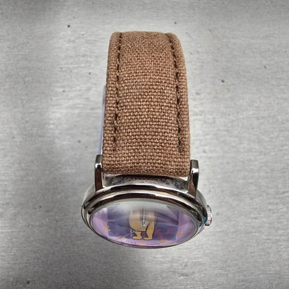 Seiko Alba Disney Winnie The Pooh Watch Women 27mm Purple Dial V501-6P00 New Bat4