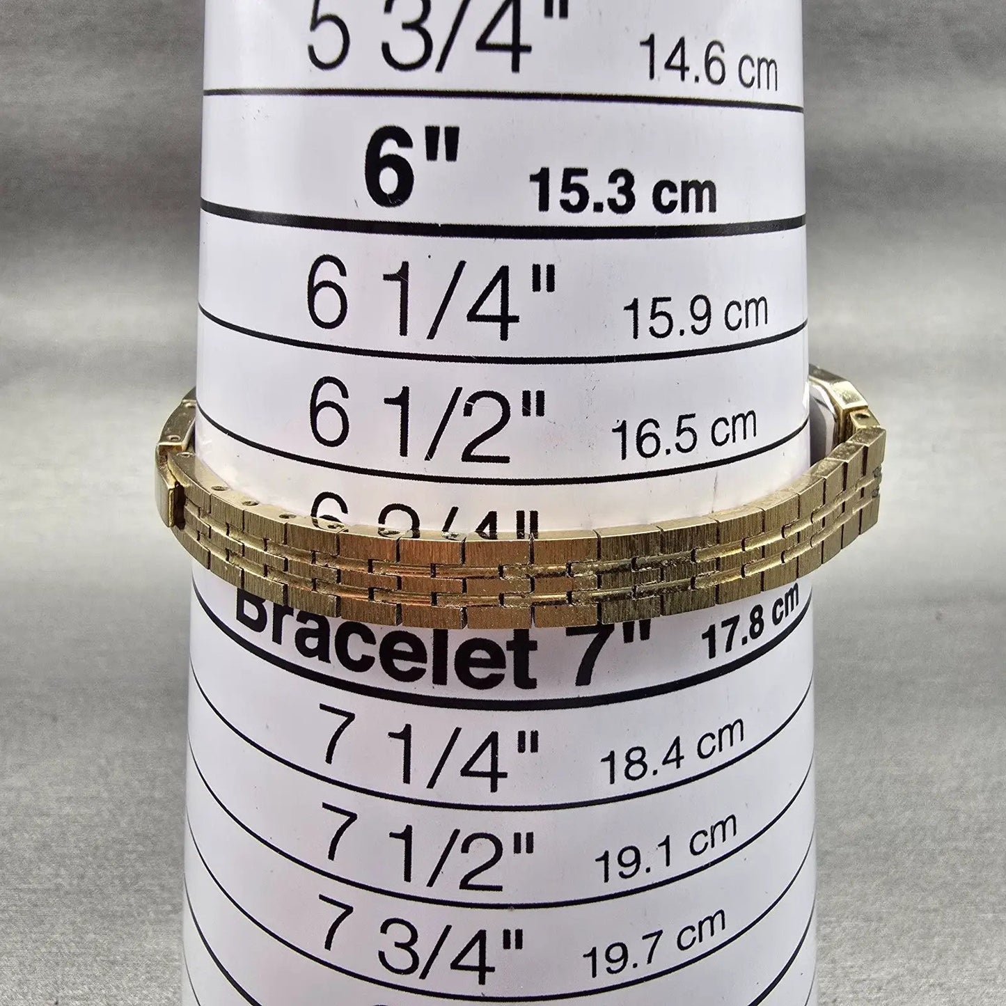 Citizen CQ Watch Women 13mm Champagne Dial Gold Tone 5421-S18523 New Battery VTG9
