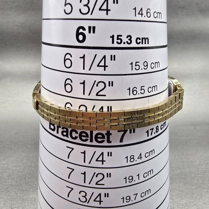 Citizen CQ Watch Women 13mm Champagne Dial Gold Tone 5421-S18523 New Battery VTG9