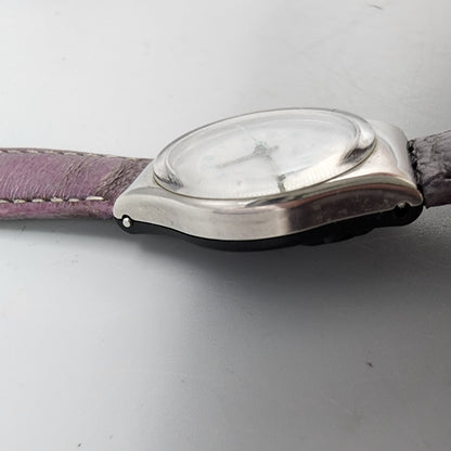 Vintage Swatch Malpensa Watch Women Silver Tone White Dial LX109 New Battery