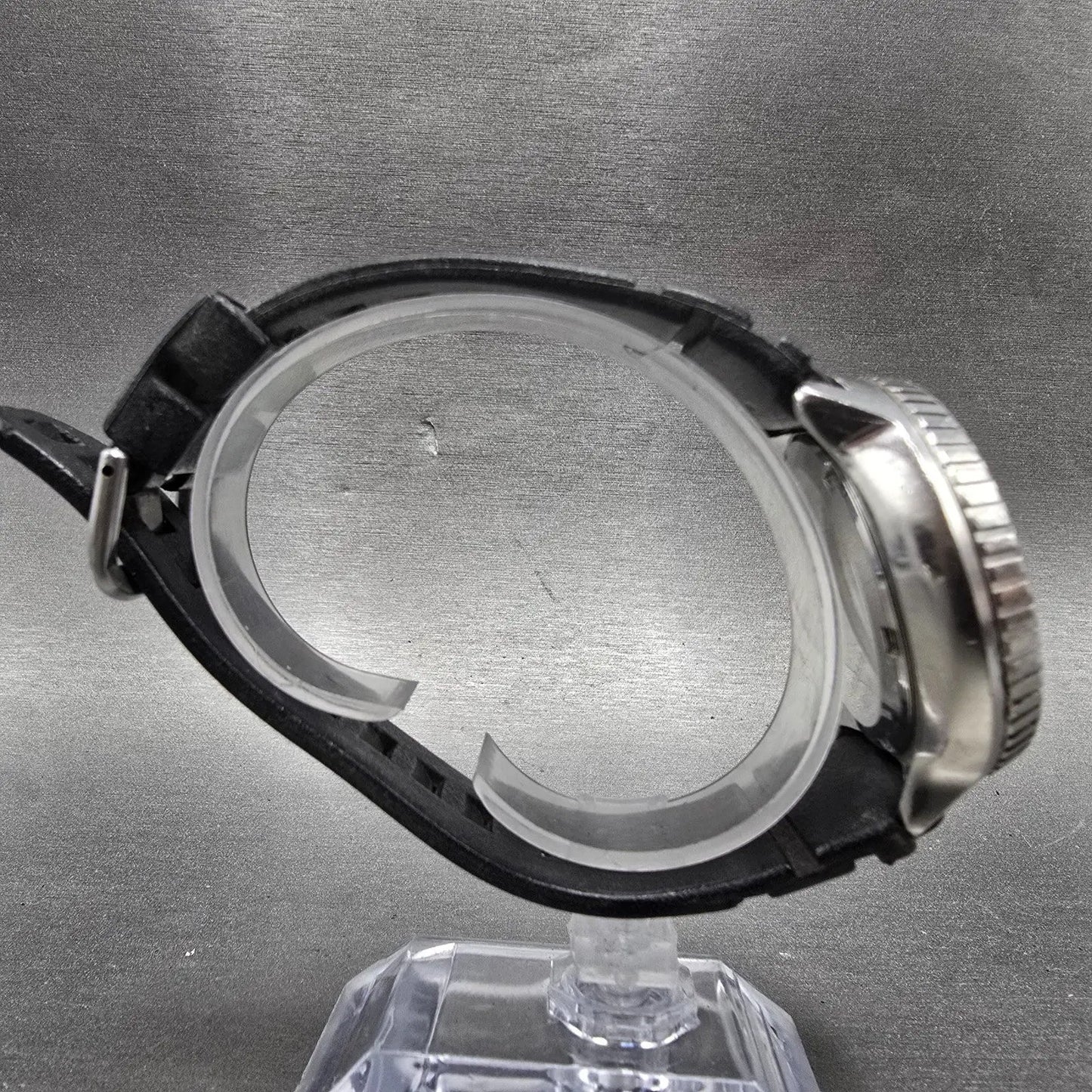 Seiko Pulsar Pepsi Dive Watch Men 41mm Black Dial Steel Daydate Y513-6019 PARTS8