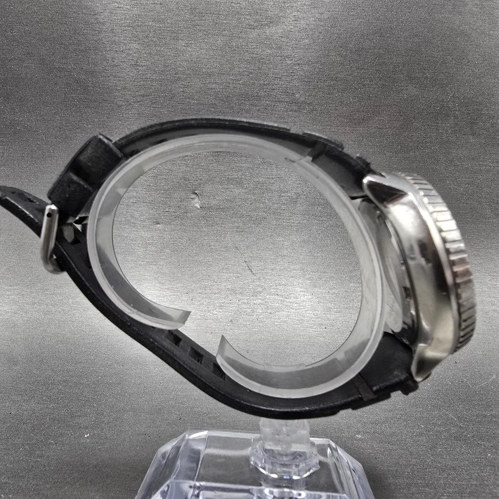 Seiko Pulsar Pepsi Dive Watch Men 41mm Black Dial Steel Daydate Y513-6019 PARTS8