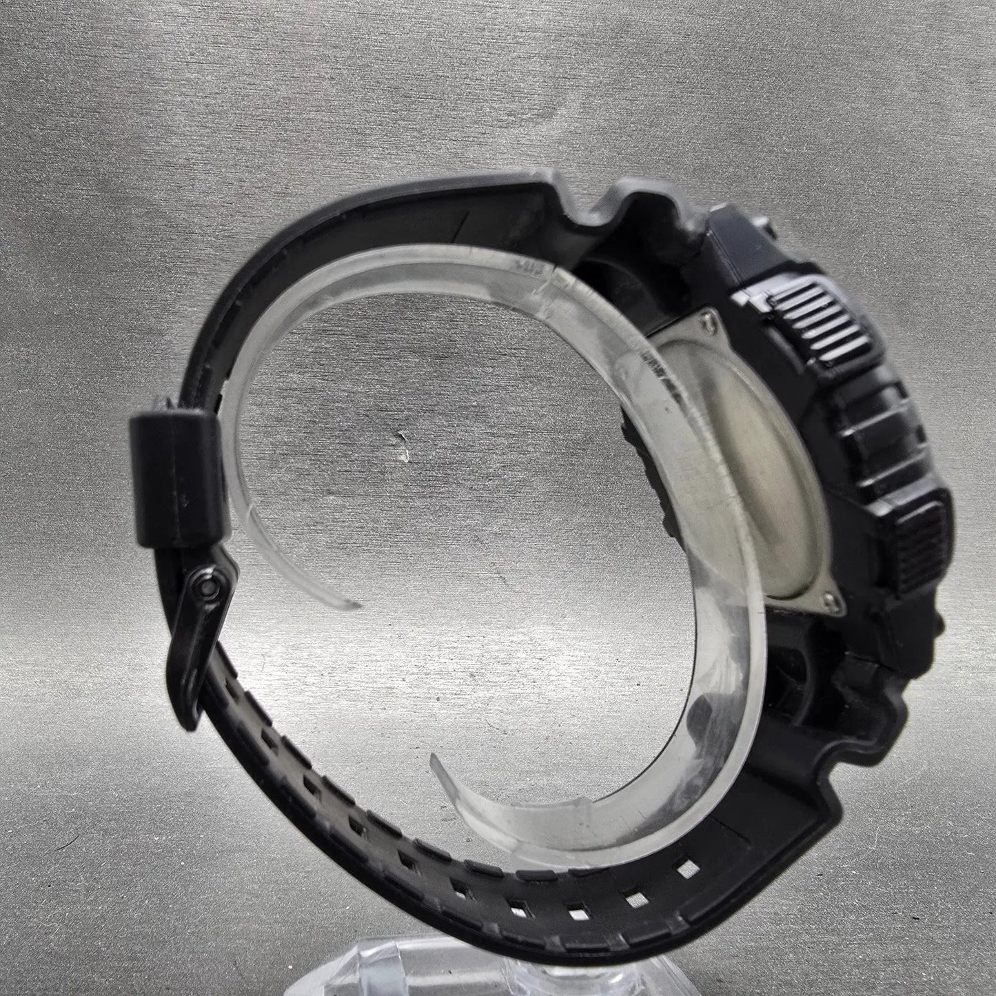 Casio AQ-S810W Watch Men 47mm Black Alarm Chronograph Analog Digital Solar Runs8