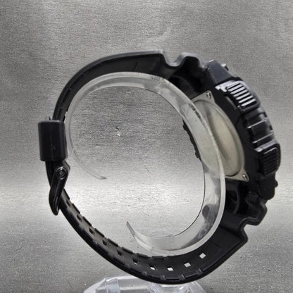 Casio AQ-S810W Watch Men 47mm Black Alarm Chronograph Analog Digital Solar Runs8