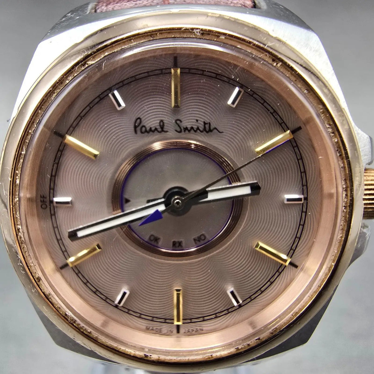 Paul Smith Watch Women 31mm Rose Dial Two Tone Atomic Round PARTS H336-S0846442