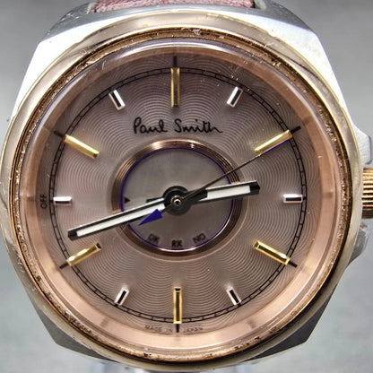 Paul Smith Watch Women 31mm Rose Dial Two Tone Atomic Round PARTS H336-S0846442