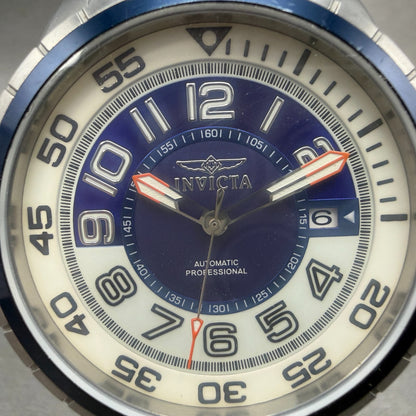 Invicta Specialty Automatic Watch Men 45mm White Dial Steel Date 1832 Round Runs1