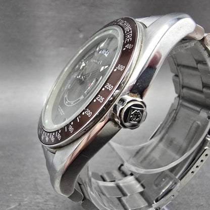 Invicta Watch Men 45mm Silver Dial Silver Tone Daydate Round 5785 PARTS3