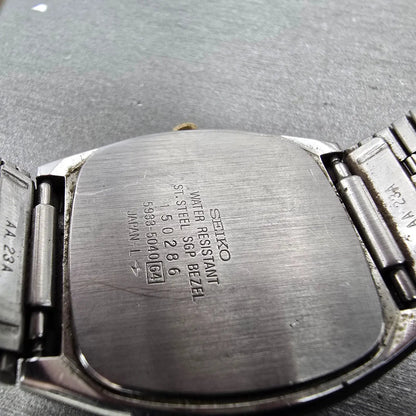 Seiko Watch Men 32mm Champagne Dial Two Tone Daydate 5933-5040 PARTS10