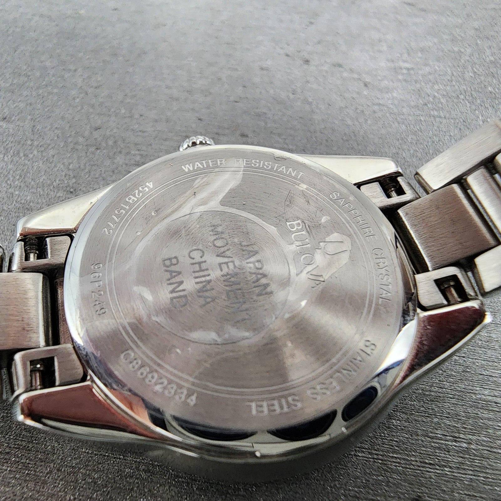Bulova Sutton Watch Women 28mm Pink Dial Steel Round 96P249 New Battery9