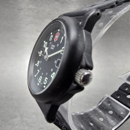 Swiss Army Renegade Watch Women 30mm Black Dial Black Tone Date 24229 PARTS3