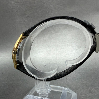 Seiko Watch Unisex 32mm Champagne Dial Gold Tone Round 2621-0150 New Battery7