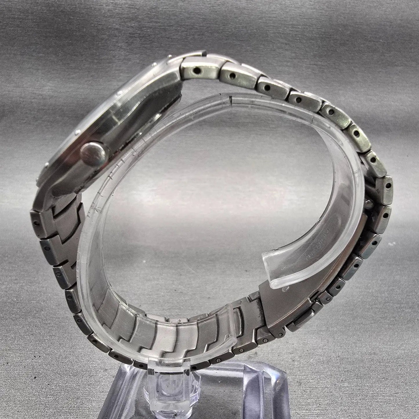 Skagen Classic Links Titanium Watch Men 40mm Gray Dial 596XLTXM New Battery6