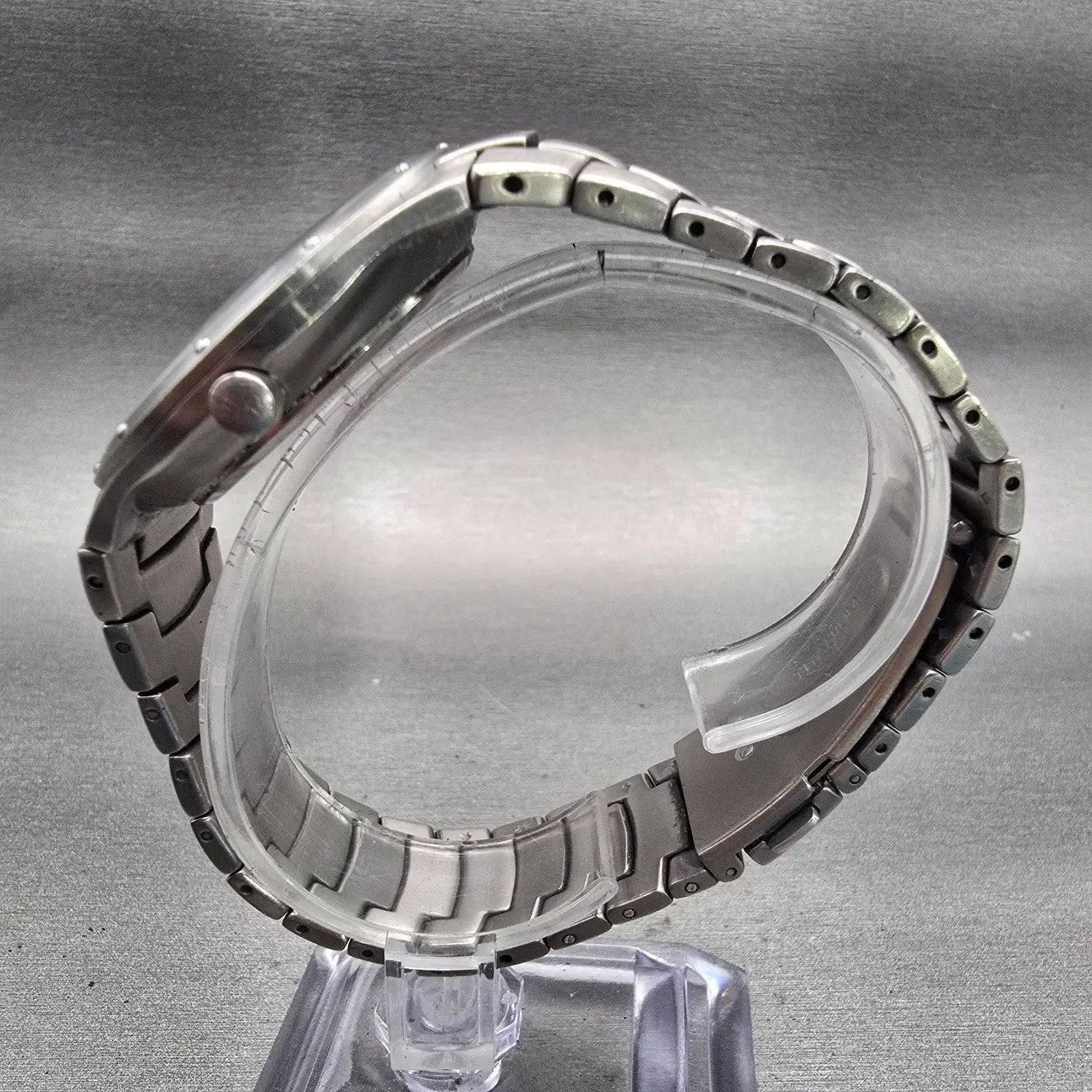 Skagen Classic Links Titanium Watch Men 40mm Gray Dial 596XLTXM New Battery6